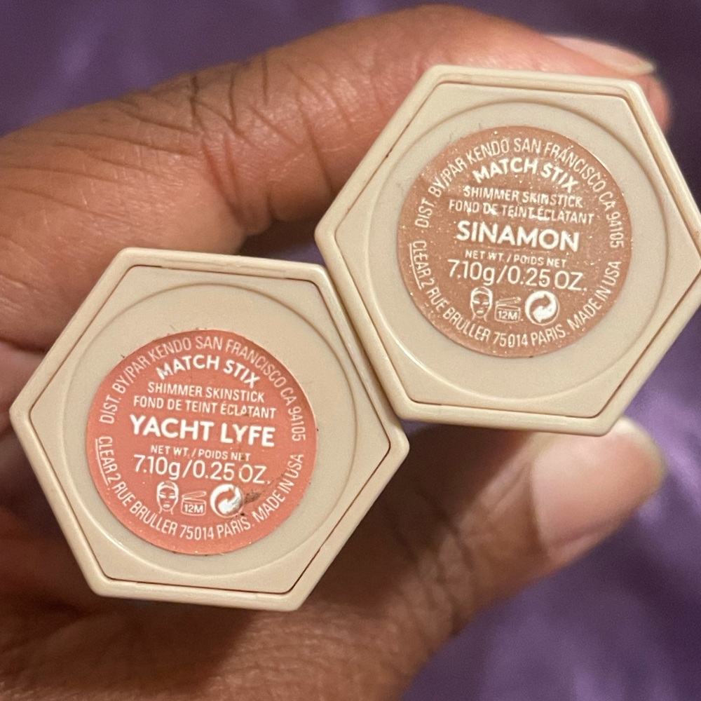 Fenty Beauty Match Stix Shimmer Skinsticks in Colors Yacht Lyfe & Sinamon